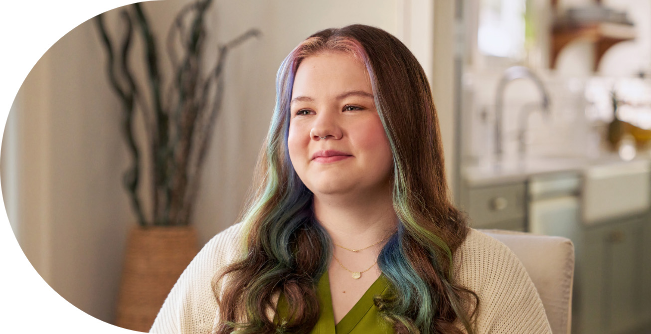 Katie smiling